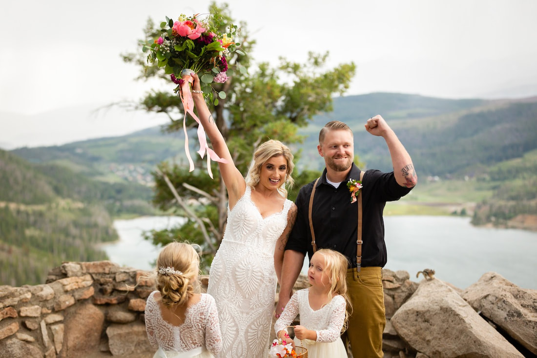 mountain lake wedding