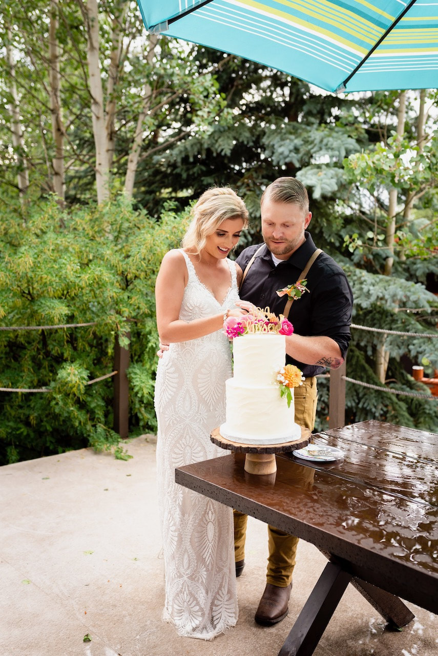 intimate small wedding