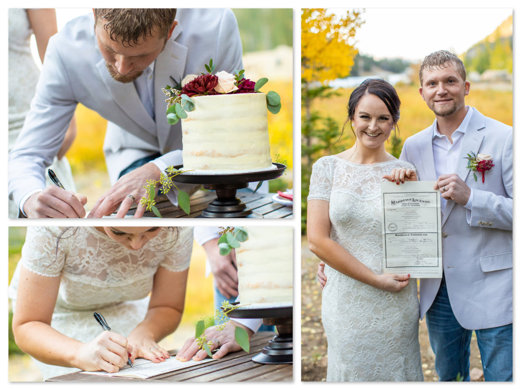 Colorado marriage license