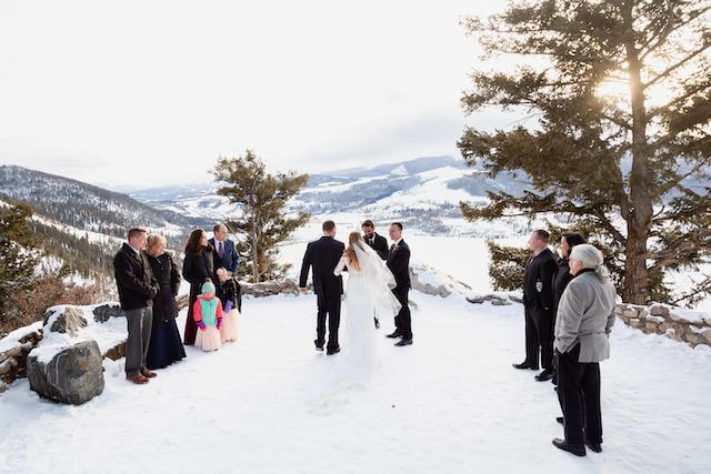 small wedding reception