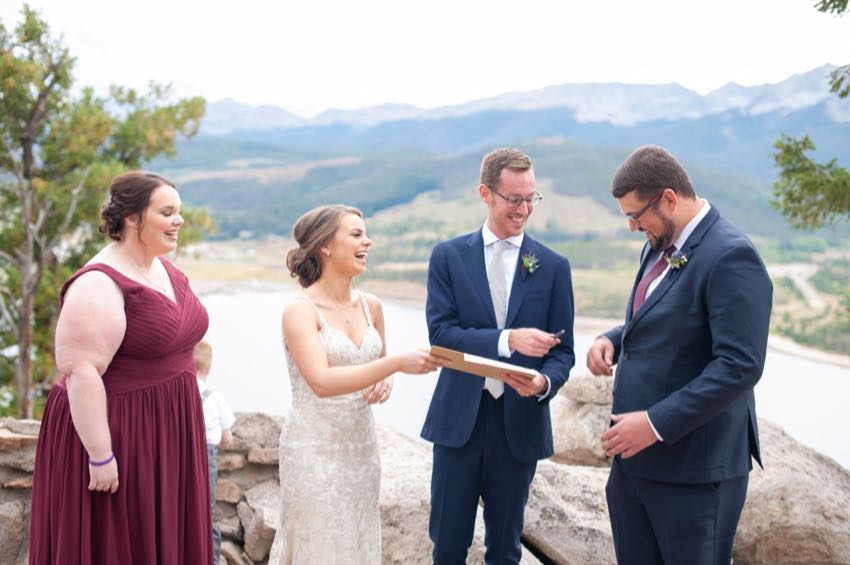 Sapphire Point Overlook wedding