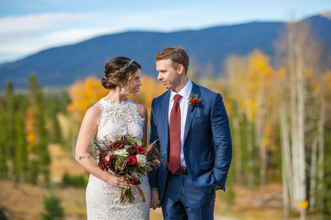 small wedding florals
