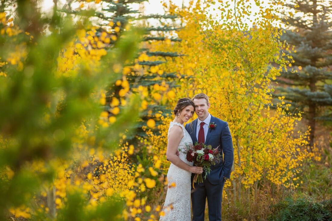 mountain lake wedding