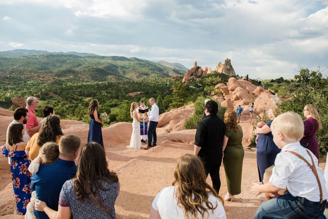 Garden of the Gods wedding