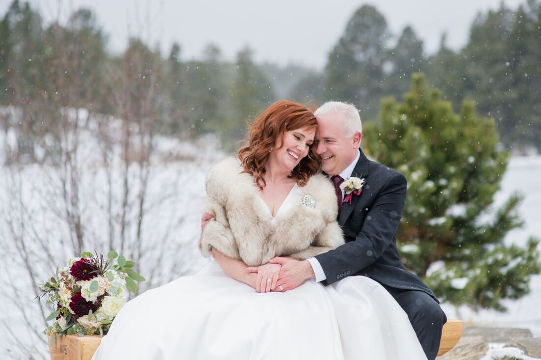 Intimate Colorado wedding