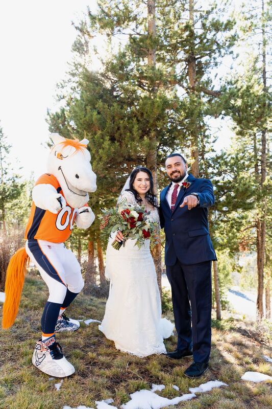 Bronco Miles at Wedding