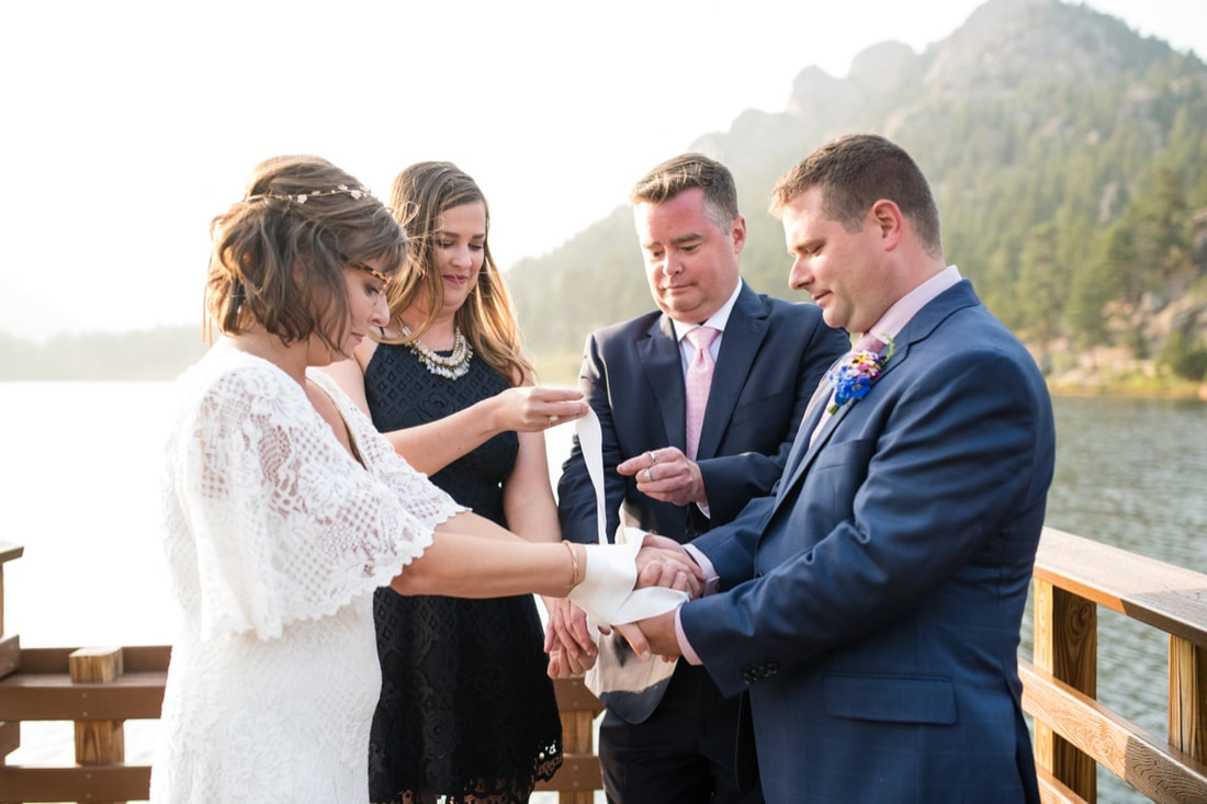 Colorado destination wedding cake
