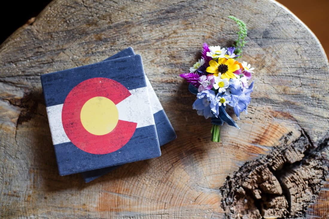 small wedding Colorado corsage