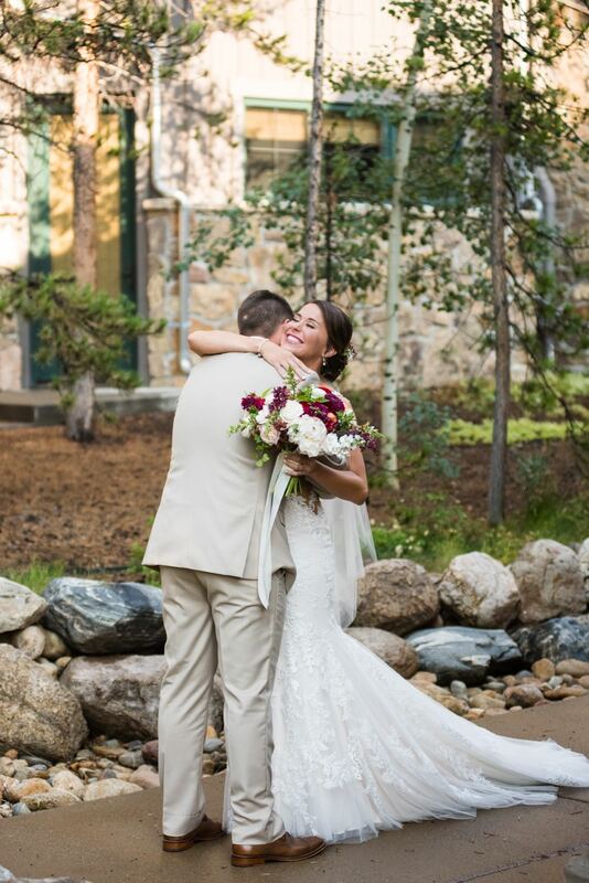bride groom first look