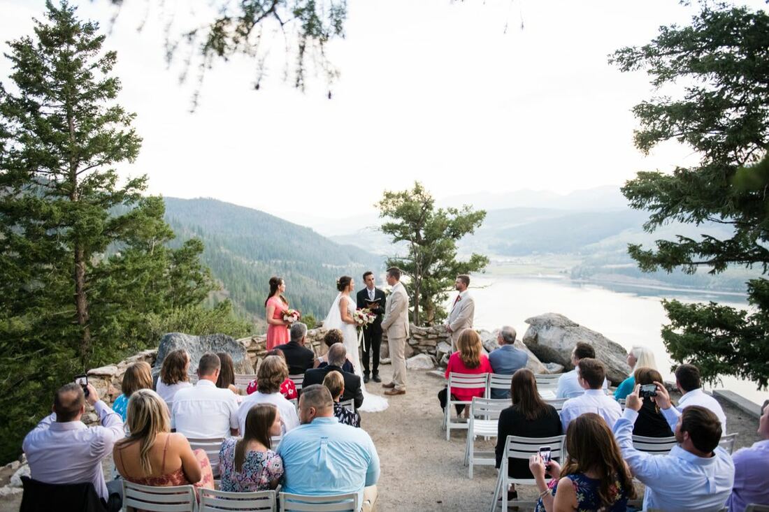 Sapphire Point Overlook wedding