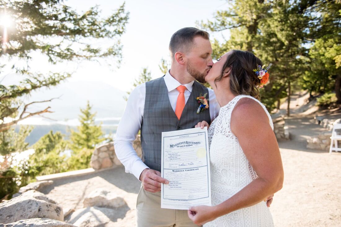 Vail elopement package