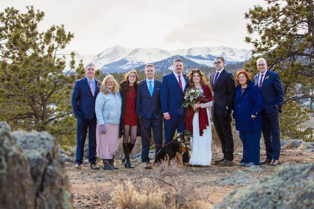 Intimate Colorado wedding