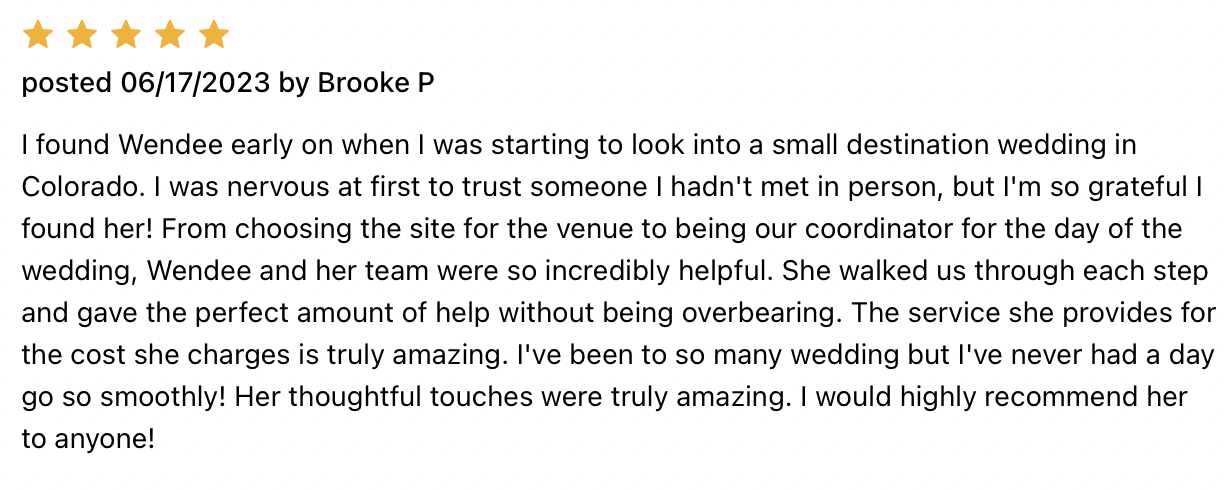 best-colorado-wedding-planner